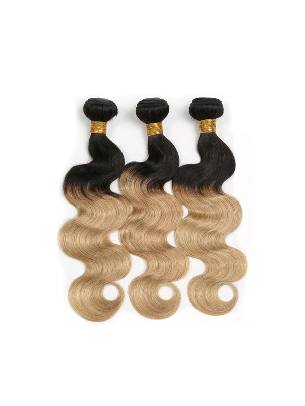 Ombre Honey Blonde Body Wave Bundle Deals (1b/27)
