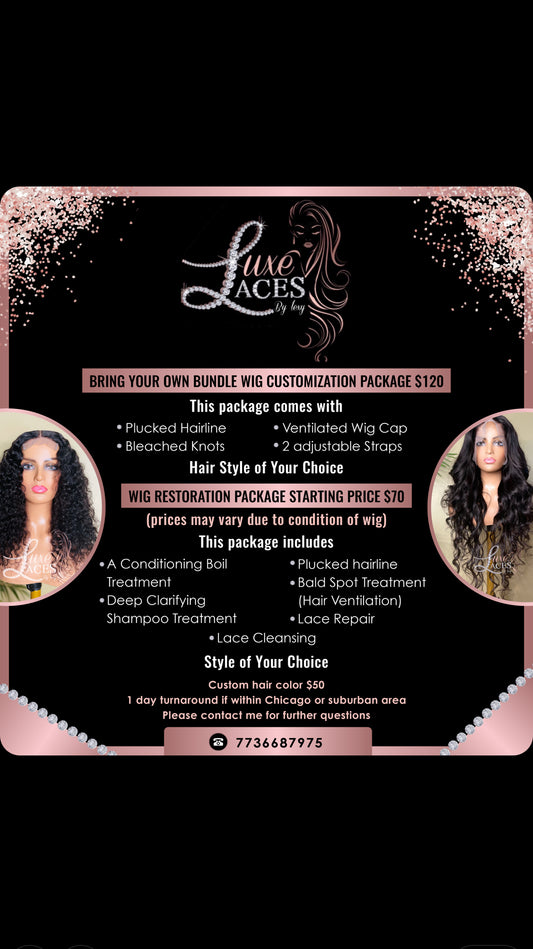 Wig Restoration Package