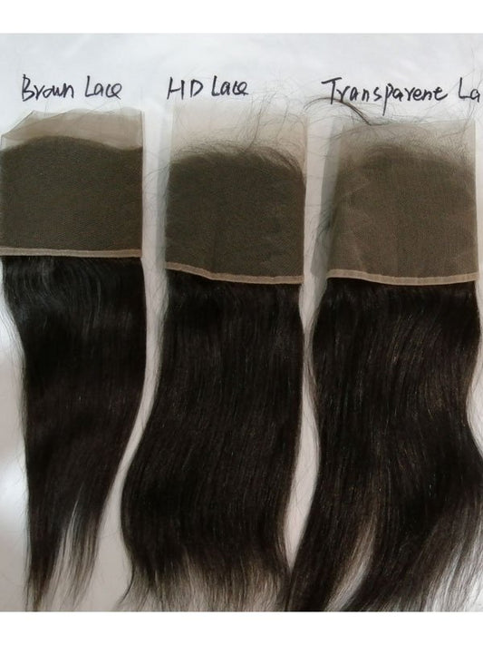 4*4 HD Lace Closure 8 TEXUTRES AVAILABLE